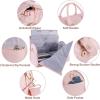 image:imageseyfocnia Convertible Carry on Garment Bag for Women Garment Bags for Travel with Shoe Pouch 2 in 1 Hanging Suitcase Suit Bag for Women Travel Duffle Bag Garment BagPink2Pocktsgz