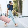 image:imageseyfocnia Convertible Carry on Garment Bag for Women Garment Bags for Travel with Shoe Pouch 2 in 1 Hanging Suitcase Suit Bag for Women Travel Duffle Bag Garment BagA3Pink