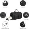 image:imageseyfocnia Convertible Carry on Garment Bag for Women Garment Bags for Travel with Shoe Pouch 2 in 1 Hanging Suitcase Suit Bag for Women Travel Duffle Bag Garment BagA4Black