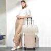image:imageseyfocnia Convertible Carry on Garment Bag for Women Garment Bags for Travel with Shoe Pouch 2 in 1 Hanging Suitcase Suit Bag for Women Travel Duffle Bag Garment BagA4Beige2pcs