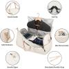 image:imageseyfocnia Convertible Carry on Garment Bag for Women Garment Bags for Travel with Shoe Pouch 2 in 1 Hanging Suitcase Suit Bag for Women Travel Duffle Bag Garment BagA4Beige2pcs