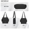 image:imageSmall Gym Bag for WomenMini Gym Duffle Bag with Independent Compartment Lightweight Gym Tote Bag Sport Duffle Bag for Travel Workout Dance YogaBlackGym