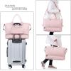 image:imageWeekender Overnight Bag Carry On Bag Travel Bag with Shoe PouchPink
