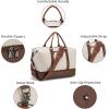 image:imageWeekender Overnight Bag Carry On Bag Travel Bag with Shoe PouchWhite