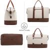image:imageWeekender Overnight Bag Carry On Bag Travel Bag with Shoe PouchWhite