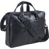 image:imageseyfocnia Mens Leather Messenger Bag Laptop Briefcase Business Satchel ComputerBlack