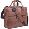 image:imageseyfocnia Mens Leather Messenger Bag Laptop Briefcase Business Satchel ComputerBrown