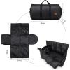 image:imageseyfocnia Convertible Travel Garment BagCarry on Garment Duffel Bag for Men Women  2 in 1 Hanging Suitcase Suit Business Travel BagA1Black