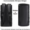 image:imageseyfocnia Convertible Travel Garment BagCarry on Garment Duffel Bag for Men Women  2 in 1 Hanging Suitcase Suit Business Travel BagA1Black