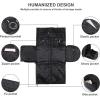 image:imageseyfocnia Convertible Travel Garment BagCarry on Garment Duffel Bag for Men Women  2 in 1 Hanging Suitcase Suit Business Travel BagA1Black