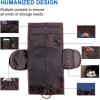 image:imageseyfocnia Convertible Travel Garment BagCarry on Garment Duffel Bag for Men Women  2 in 1 Hanging Suitcase Suit Business Travel BagBrown