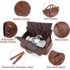 image:imageseyfocnia Convertible Travel Garment BagCarry on Garment Duffel Bag for Men Women  2 in 1 Hanging Suitcase Suit Business Travel BagBrownBackpack