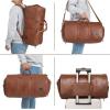 image:imageseyfocnia Convertible Travel Garment BagCarry on Garment Duffel Bag for Men Women  2 in 1 Hanging Suitcase Suit Business Travel BagBrownBackpack