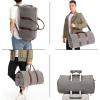 image:imageseyfocnia Convertible Travel Garment BagCarry on Garment Duffel Bag for Men Women  2 in 1 Hanging Suitcase Suit Business Travel BagGreybackpack