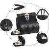 image:imageseyfocnia Convertible Travel Garment BagCarry on Garment Duffel Bag for Men Women  2 in 1 Hanging Suitcase Suit Business Travel Bagblack2