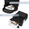 image:imageseyfocnia Drawstring BackpackGym Bags with Shoes Compartment Sports Gym Backpack Drawstring Bag Cinch Bag Swim Soccer Beach for Woman MenBlack
