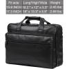 image:imageseyfocnia Leather Laptop Bag Mens 156 Inche 173 Inche Messenger Briefcase Business Satchel Computer Handbag Shoulder BagGblack