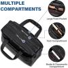 image:imageseyfocnia Leather Laptop Bag Mens 156 Inche 173 Inche Messenger Briefcase Business Satchel Computer Handbag Shoulder BagGblack