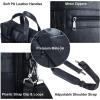 image:imageseyfocnia Mens Leather Messenger Bag Laptop Briefcase Business Satchel ComputerBlack