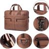 image:imageseyfocnia Mens Leather Messenger Bag Laptop Briefcase Business Satchel ComputerBrown