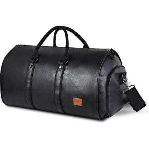 image:imageseyfocnia Convertible Travel Garment BagCarry on Garment Duffel Bag for Men Women  2 in 1 Hanging Suitcase Suit Business Travel Bagblack2
