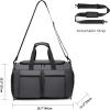 image:imageSeyfocnia Gym Weekender Bag for Men Women Travel Duffel with Wet Pocket Overnight with Shoe Compartment Carry On Travel Bag Gym Duffle Sports BagBlackBlack