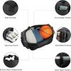 image:imageSeyfocnia Gym Weekender Bag for Men Women Travel Duffel with Wet Pocket Overnight with Shoe Compartment Carry On Travel Bag Gym Duffle Sports BagBlackBlack