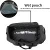 image:imageSeyfocnia Gym Weekender Bag for Men Women Travel Duffel with Wet Pocket Overnight with Shoe Compartment Carry On Travel Bag Gym Duffle Sports BagBlackBlack