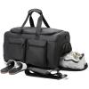 image:imageSeyfocnia Gym Weekender Bag for Men Women Travel Duffel with Wet Pocket Overnight with Shoe Compartment Carry On Travel Bag Gym Duffle Sports BagBlackBlack