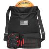 image:imageseyfocnia Drawstring Backpack Tactical String Bag with Zipper Pockets Waterproof Cinch Bag Sport Gym Sackpack  BlackBlack