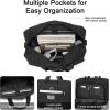 image:imageseyfocnia 3 in 1 Tactical Backpack for Men WaterResistant 173 Inch Laptop Messenger Bags Convertible Tactical Messenger Bag with Hidden Straps  Airline Approved Underseat Travel BackpackBlack
