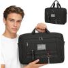 image:imageseyfocnia 3 in 1 Tactical Backpack for Men WaterResistant 173 Inch Laptop Messenger Bags Convertible Tactical Messenger Bag with Hidden Straps  Airline Approved Underseat Travel BackpackBlack