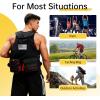 image:imageseyfocnia Drawstring Backpack Tactical String Bag with Zipper Pockets Waterproof Cinch Bag Sport Gym Sackpack  BlackBlack