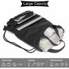 image:imageseyfocnia Drawstring Backpack Tactical String Bag with Zipper Pockets Waterproof Cinch Bag Sport Gym Sackpack  BlackBlack