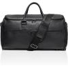 image:imageseyfocnia Garment Bag with Shoe Pouch Carry On Convertible Travel Duffel Bag for Men Women 2 in 1 Hanging Suitcase Suit Business Travel Bag BrownBlack
