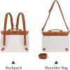 image:imageSeyfocnia Briefcase for Women  156 inch Laptop Messenger Bag  Shoulder amp Backpack for Women  Beige