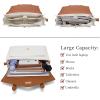 image:imageSeyfocnia Briefcase for Women  156 inch Laptop Messenger Bag  Shoulder amp Backpack for Women  Beige