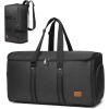image:imageseyfocnia Convertible Garment Bag for Travel Carry On Garment Bag Backpack for Men Women 3 in 1 Hanging Suitcase Suit Business Travel Bag Black