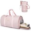 image:imageseyfocnia Convertible Travel Garment BagCarry on Garment Duffel Bag for Women  3 in 1 Garment Backpack Hanging Suitcase Suit Business Travel BagPurple