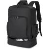 image:imageseyfocnia Gym Backpack for Men Lightweight Sports Back pack With Shoe Compartment Waterproof Gym Bag Workout Trainning Rucksack Casual Travel DaypackBlackBlack
