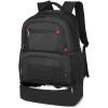 image:imageseyfocnia Gym Backpack for Men Waterproof Sports Backpacks With Shoe Compartment Lightweight Workout Trainning Back Pack Casual Travel DaypackBlackBlack