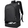 image:imageseyfocnia Gym Backpack for MenWaterproof Gym Bag With Shoe Compartment Lightweight Travel Bag Sports Backpack Casual DaypackBlack20inch