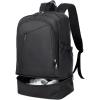 image:imageseyfocnia Gym Backpack for MenWaterproof Gym Bag With Shoe Compartment Lightweight Travel Bag Sports Backpack Casual DaypackBlack22inch