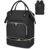 image:imageseyfocnia Gym Backpack for WomenGym Bag with Shoe Compartment Lightweight Travel Workout Sports Backpack Womens Black