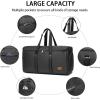 image:imageseyfocnia Convertible Garment Bag for Travel Carry On Garment Bag Backpack for Men Women 3 in 1 Hanging Suitcase Suit Business Travel Bag Black