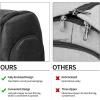 image:imageseyfocnia Convertible Garment Bag for Travel Carry On Garment Bag Backpack for Men Women 3 in 1 Hanging Suitcase Suit Business Travel Bag Black