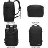 image:imageseyfocnia Convertible Travel Garment Bag Large Travel Backpack for Men amp Women Business Laptop Backpack Carry On Luggage Personal Item Travel Bag Suit Bag With MultiPockets Black 22