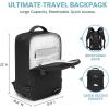 image:imageseyfocnia Convertible Travel Garment Bag Large Travel Backpack for Men amp Women Business Laptop Backpack Carry On Luggage Personal Item Travel Bag Suit Bag With MultiPockets Black 22