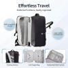 image:imageseyfocnia Convertible Travel Garment Bag Large Travel Backpack for Men amp Women Business Laptop Backpack Carry On Luggage Personal Item Travel Bag Suit Bag With MultiPockets Black 22