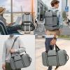 image:imageseyfocnia Convertible Travel Garment Bag for Men amp Women MultiPocket Travel Duffel Carry On Luggage Personal Item Business Suit BackpackGrey